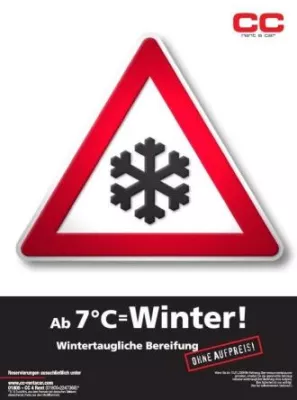 Bild: "Ab 7°C ist’s Winter" - Wintertaugliche Mietwagen gibt es bei CC Rent a car ohne Aufpreis