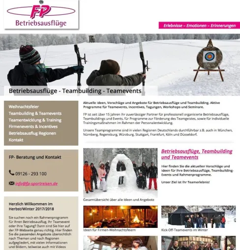 FP Betriebsausflüge steigert Kreativität und Zusammengehörigkeitsgefühl unter Kollegen Bild: FP Betriebsausflüge steigert Kreativität und Zusammengehörigkeitsgefühl unter Kollegen