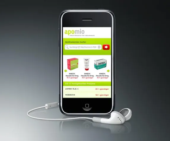 Bild: apomio.de hilft neuen iPhone-Nutzern