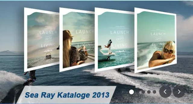 Bild: Sea Ray-Kataloge 2013 bei Cityboats.de online