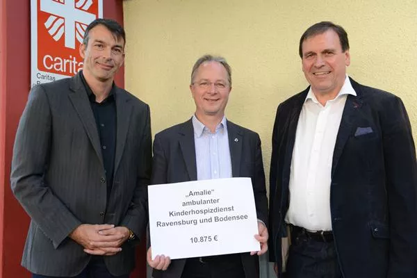 Bild: 10.875 Euro für die ambulante Kinderhospizarbeit