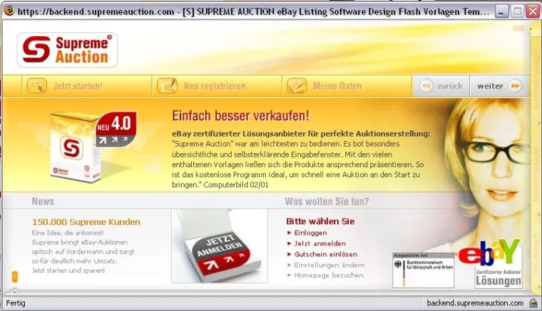 Bild: Supreme Auction 4.0 - Das Nr.1 eBay- Tool für Privatverkäufer geht in die vierte Runde