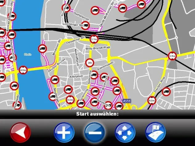 Bild: Der beste Weg für Lkw