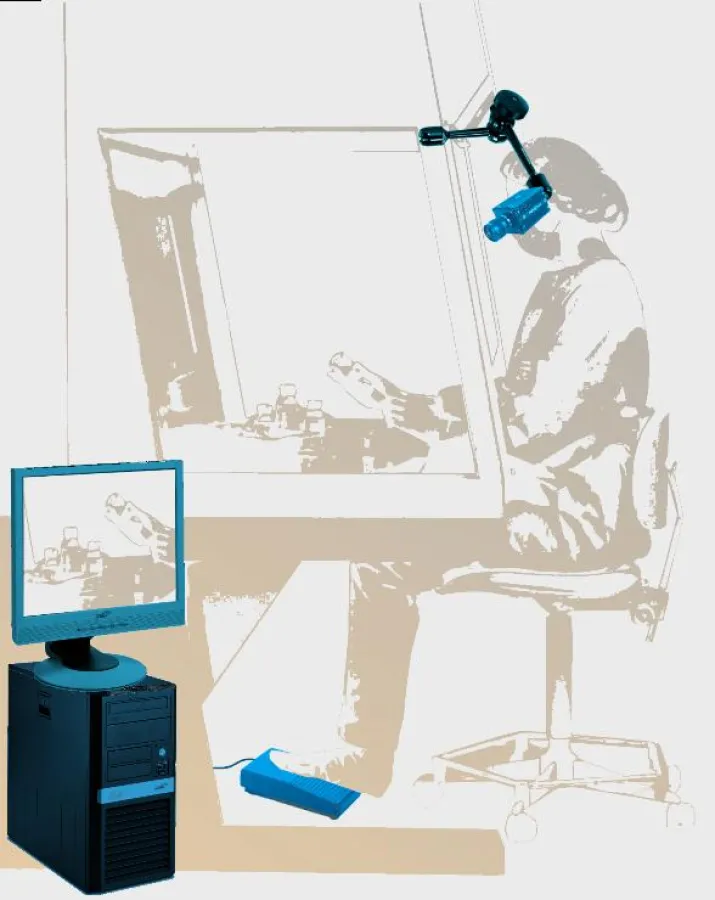 Industrielle Kamera Dokumentiert HErstellungsprozesse im Labor per Bildaufnahme oder optional Video