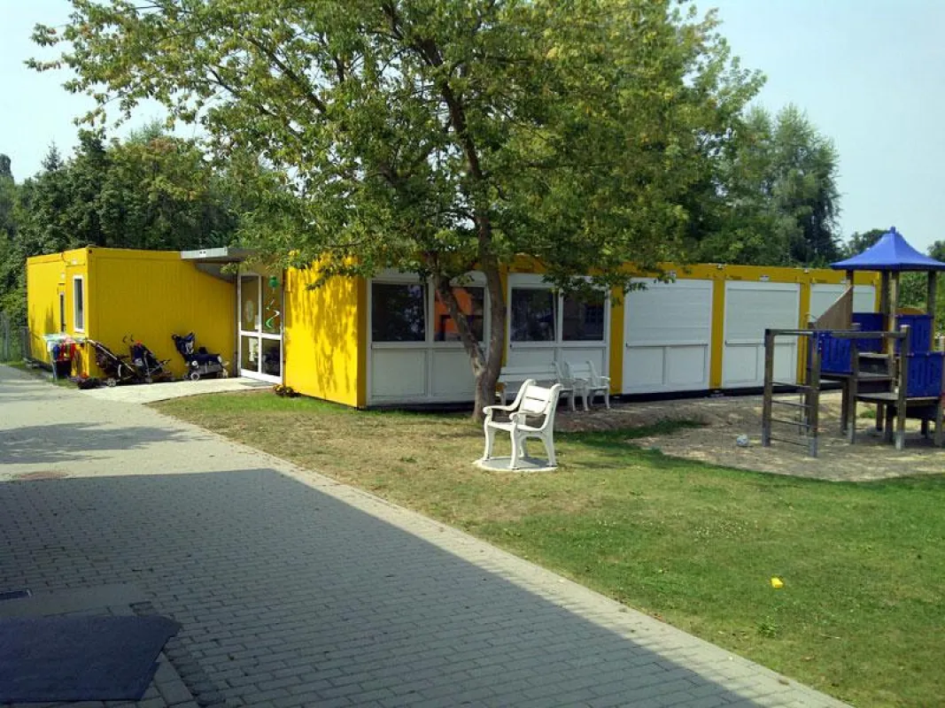 Lösung für Bau- und Modernisierungsphasen von Schulen und Kindergärten: Raumsysteme von ELA.