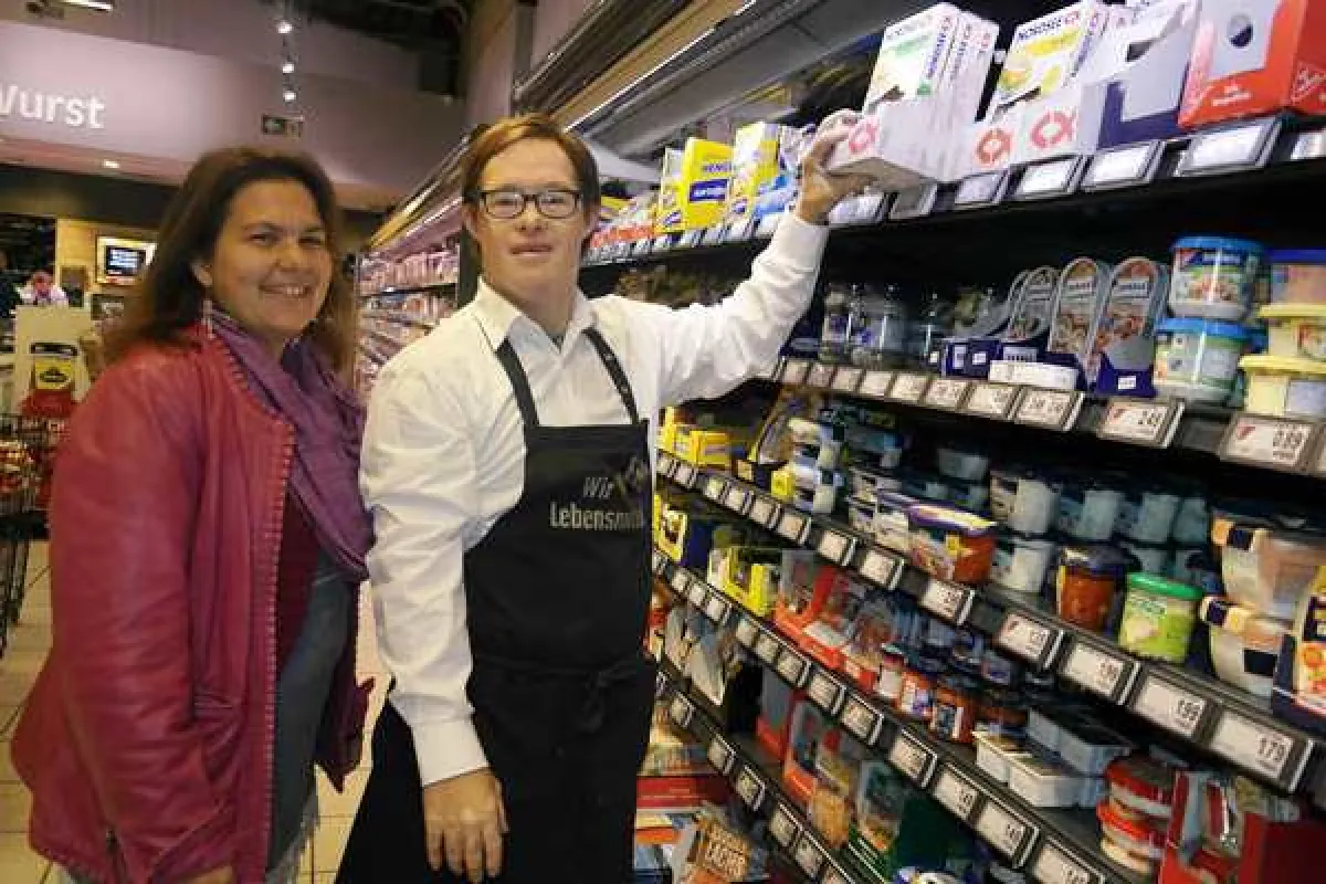 Lukas Siegel ist einer der Menschen, die von Jobcoach Danja Gründler begleitet wird