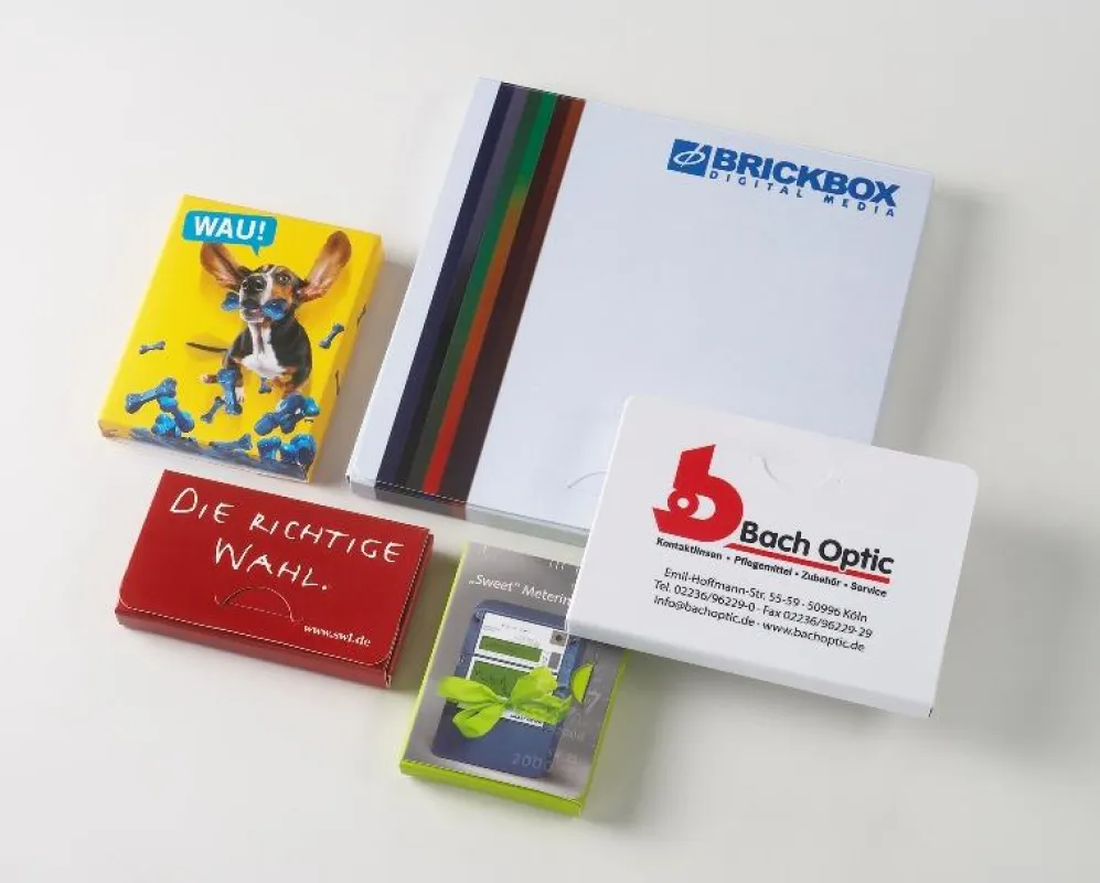 Schokologo bietet individuelle Verpackungsgestaltung von Kundengeschenken.