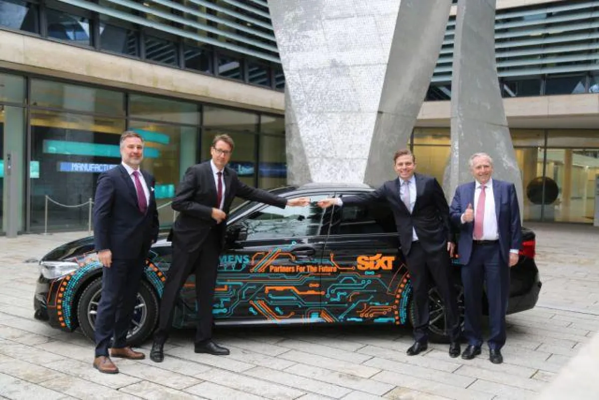 Robert Suchy(Siemens),Thorsten Eicke(Siemens),KonstantinSixt,Erich Sixt