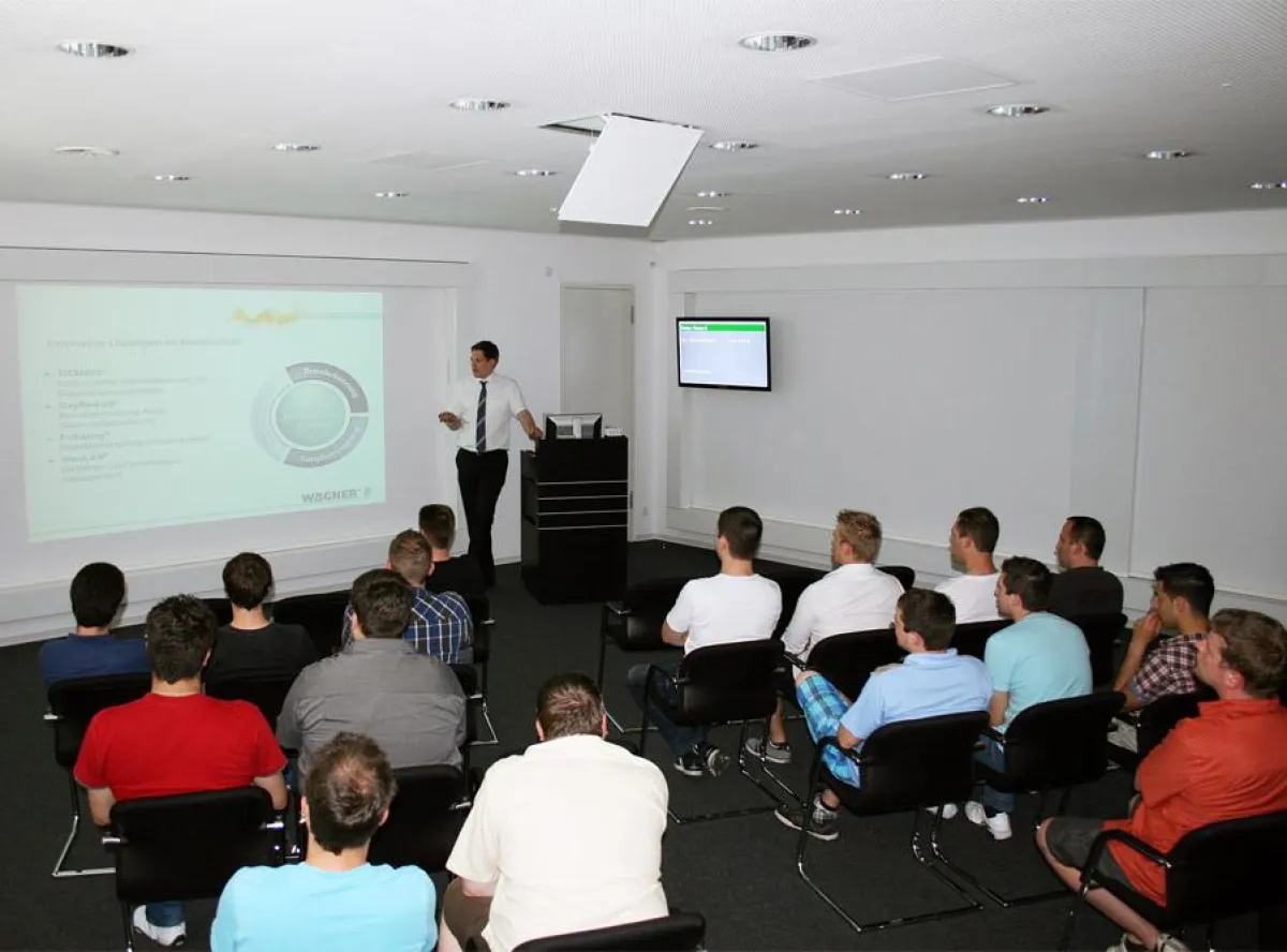 Präsentation im Auditorium der WAGNER WORLD