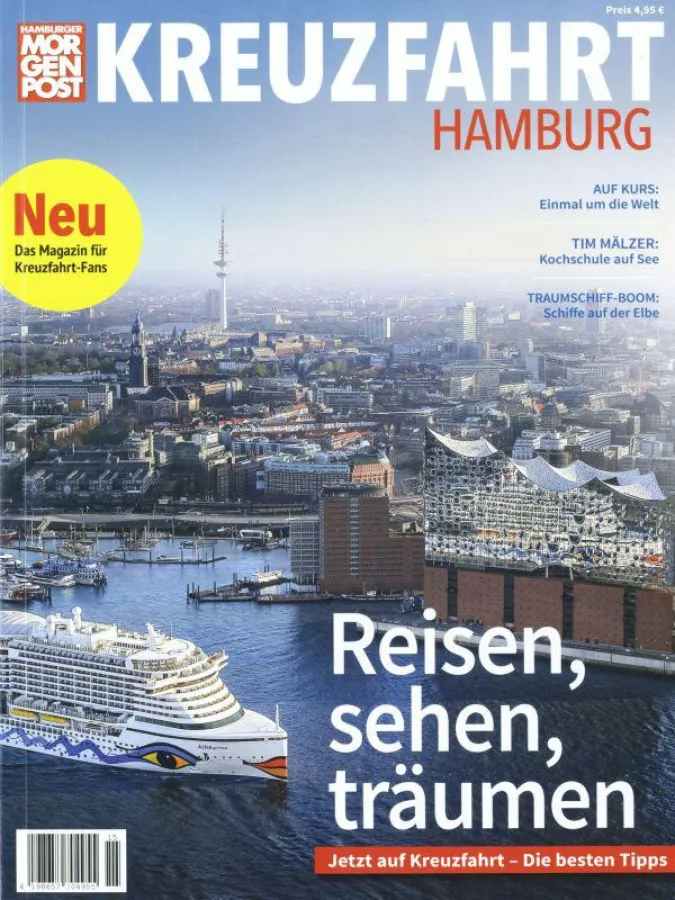 Anlage: Cover ?Kreuzfahrt Hamburg?, gern senden wir es Ihnen in höherer Auflösung zu.