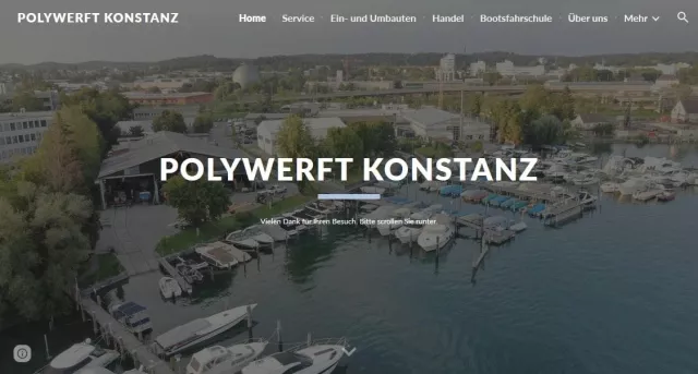 Neue Website der Polywerft Konstanz GmbH ist online Bild: Neue Website der Polywerft Konstanz GmbH ist online