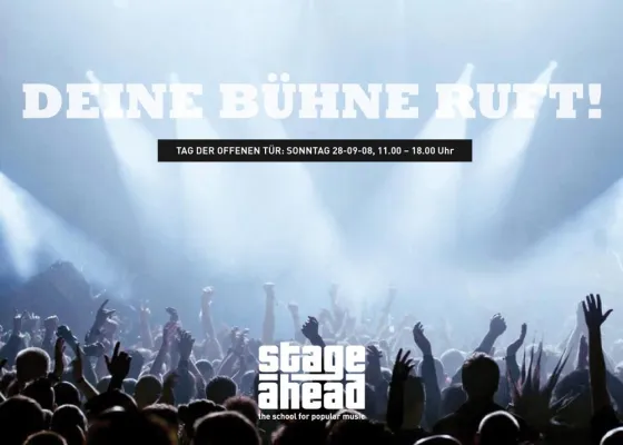 Bild: Tag der offenen Tür bei der STAGE AHEAD Musicschool Wiesbaden