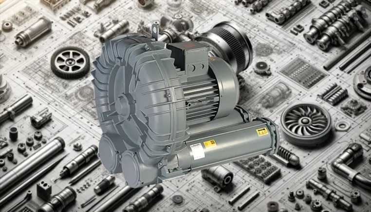 Bild: Seitenkanalverdichter K05MS-2,2-3ph-ATEX II 2G c T4: Revolution in der Absaugtechnologie