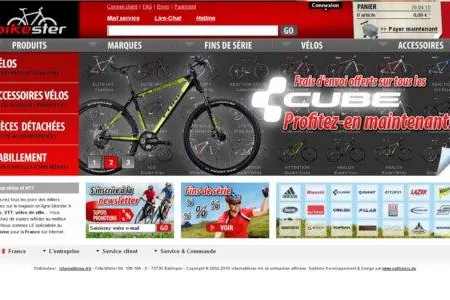 Das Erfolgsprojekt der internetstores AG: fahrrad.de jetzt auch mit französischem Pendant: bikester.fr. Bild: Das Erfolgsprojekt der internetstores AG: fahrrad.de jetzt auch mit französischem Pendant: bikester.fr.