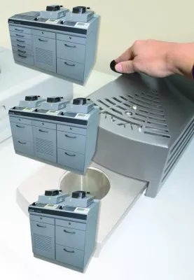 Energiesparend und kompakt - Warmeinbetten mit der Systemeinbettpresse "Opal" Bild: Energiesparend und kompakt - Warmeinbetten mit der Systemeinbettpresse "Opal"