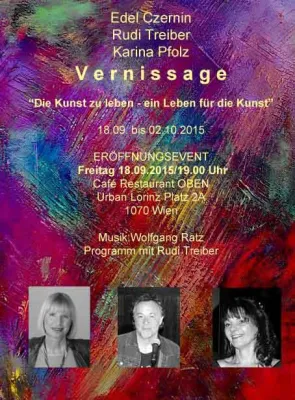 Bild: Vernissage Eröffnung am 18.09.2015