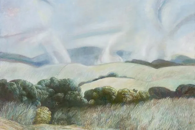 Bild: Ausstellungseröffnung Galerie Schwind Frankfurt a. Main Ulrich Hachulla – Malerei und Arbeiten auf Papier