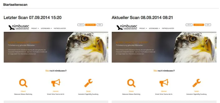 Bild: Neues Feature bei nimbusec