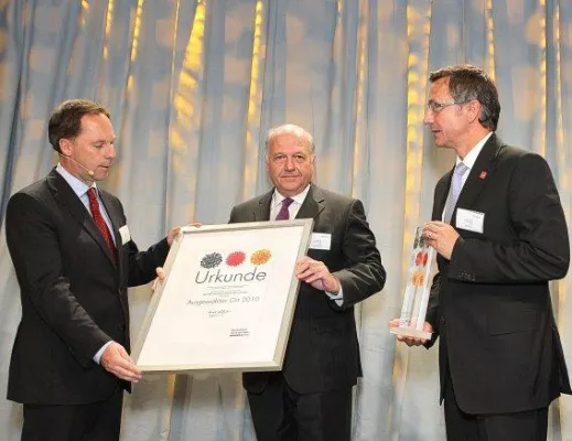 Bild: Heraeus Infrarot-Strahler beim Wettbewerb „365 Orte im Land der Ideen“ erfolgreich