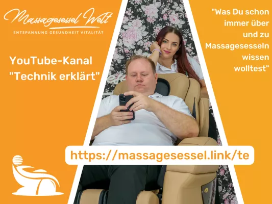 Bild: Massagesessel Welt startet YouTube-Kanal "Technik erklärt"