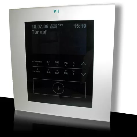 Bild: Neues Zeitwirtschafts-Terminal mit kapazitiver Tastaturtechnik