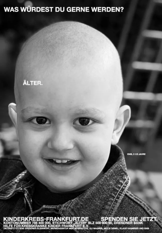 Anzeige zum Spendenaufruf in der Financial Times Deutschland