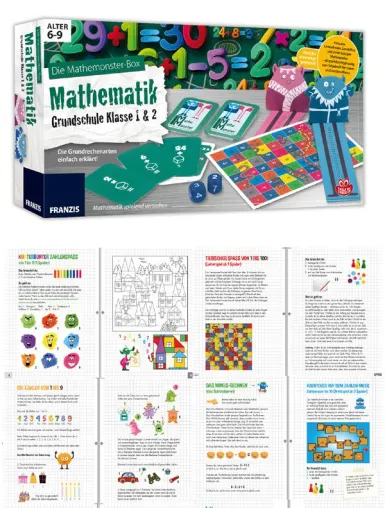 FRANZIS Lernpakete: Mathematik für Klasse 1 und 2 spielerisch erlernen Bild: FRANZIS Lernpakete: Mathematik für Klasse 1 und 2 spielerisch erlernen