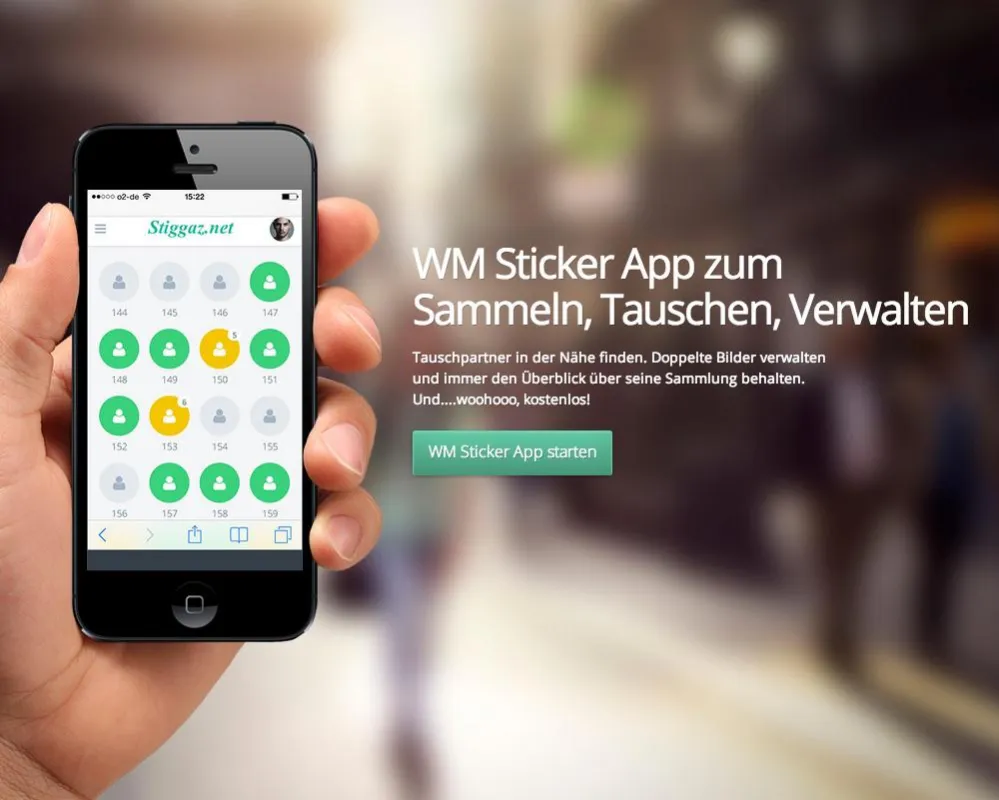 Panini Fußballsticker per App tauschen und verwalten