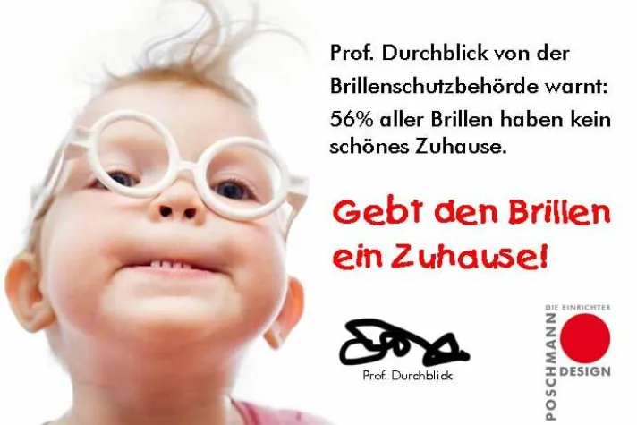 Bild: 56 % aller Brillen haben kein schönes Zuhause
