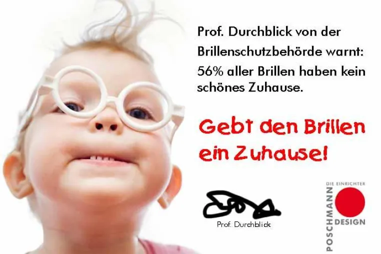56 % aller Brillen haben kein schönes Zuhause Bild: 56 % aller Brillen haben kein schönes Zuhause