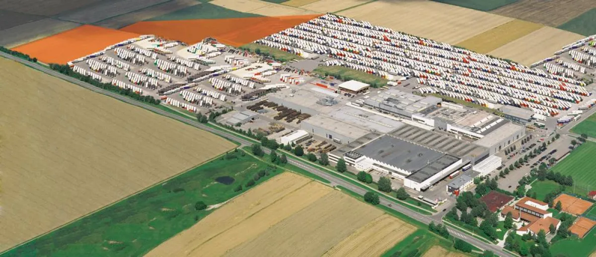 Luftbild Kögel Werksgelände