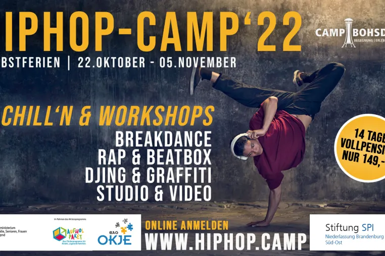 Bild: HIPHOP-CAMP in den Herbstferien am Felixsee