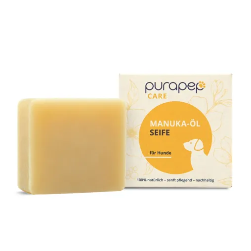 Sanfte Reinigung, maximale Pflege: Neue Hundeseife von purapep mit Manuka-, Neem- & Salbei-Öl für Kuschelfell Bild: Sanfte Reinigung, maximale Pflege: Neue Hundeseife von purapep mit Manuka-, Neem- & Salbei-Öl für Kuschelfell