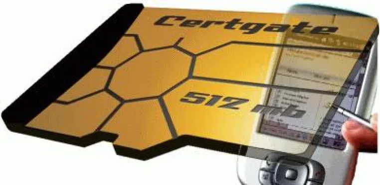 Die mobile Smart Card für den PDA mit mehr Flashspeicher Bild: Die mobile Smart Card für den PDA mit mehr Flashspeicher