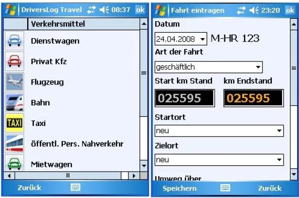 Bild: Mobile Lösungen für Fahrtenbuch und Reisekosten jetzt auch für Windows Mobile® verfügbar