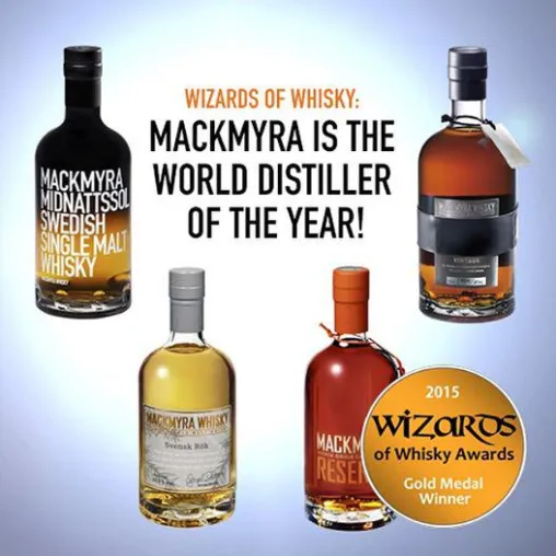 Bild: Mackmyra Svensk Whisky ist ”World Distiller of The Year”