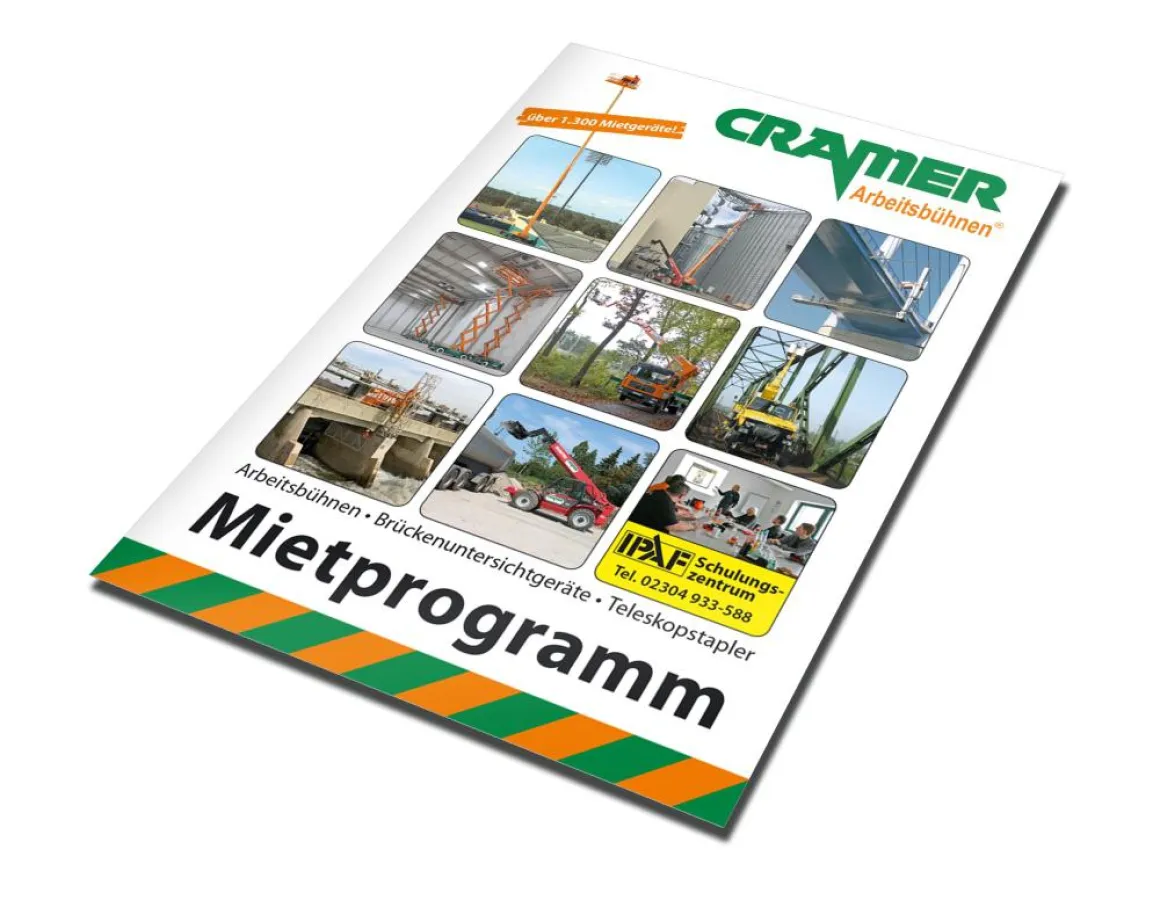 Das neue Cramer Mietprogramm im handlichen DIN A5 Format