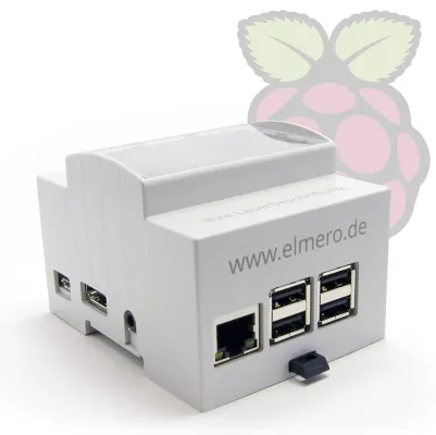 Bild: Weltpremiere des ersten Hutschienengehäuses für den Raspberry Pi 3