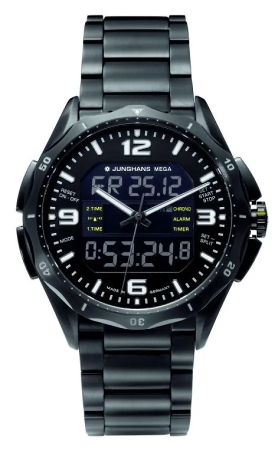 Junghans Chronograph Anytime Aviator Funk 056/4812.44 bei www.memmel-online.de