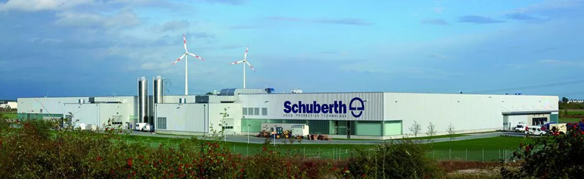 Das Schuberth-Werk in Magdeburg