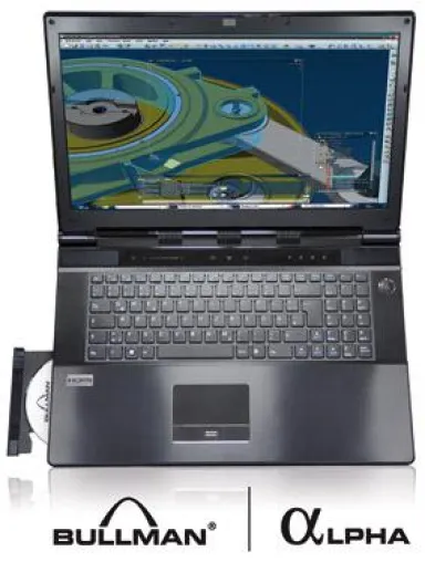 Bild: Schnellstes Notebook. BULLMAN E-KLASSE 4 Grand Xeon.