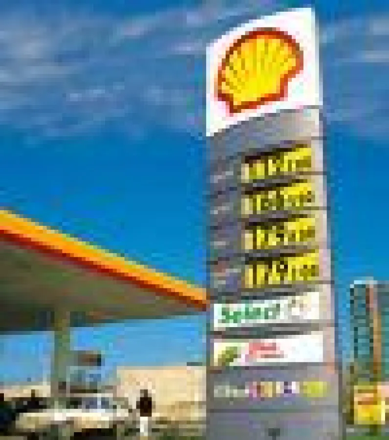 Sistem Reclam: Preissäule für Shell