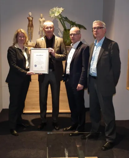 Möbelhersteller Venjakob für Nachhaltigkeit zertifiziert Bild: Möbelhersteller Venjakob für Nachhaltigkeit zertifiziert