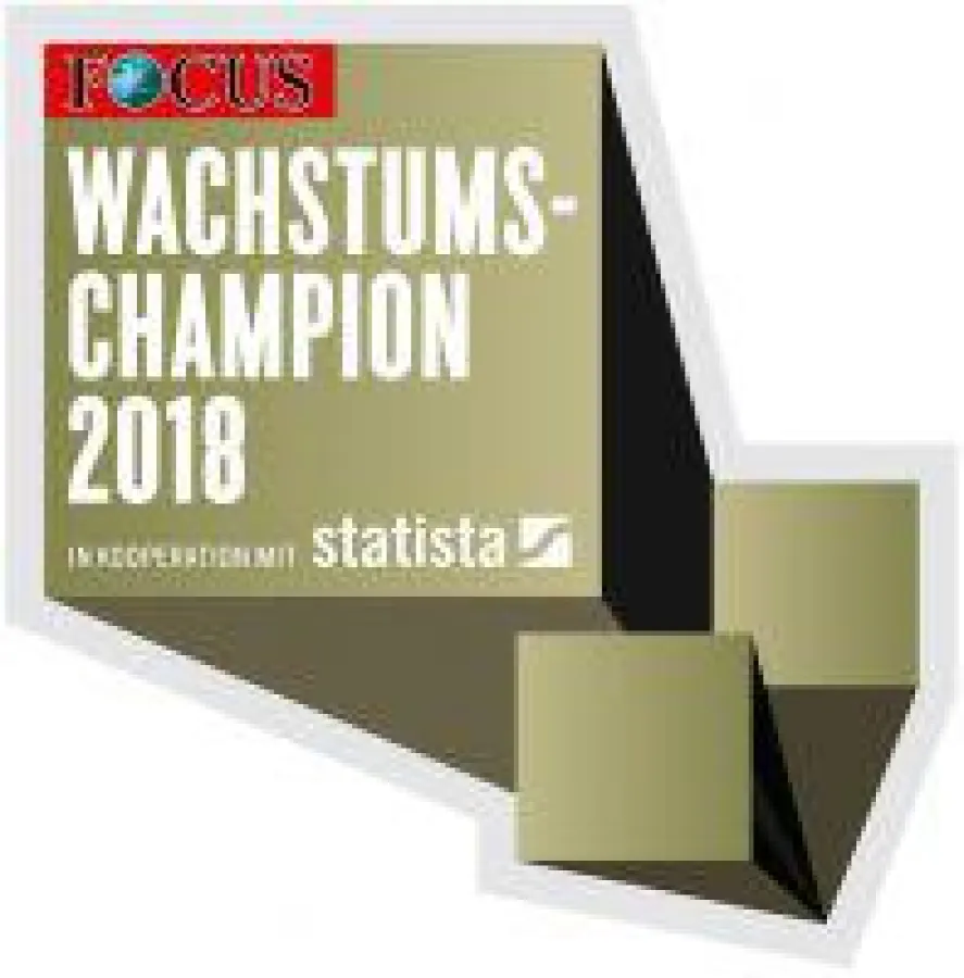 Hexad GmbH gehört zu den Wachstumschampions 2018 des Focus Magazins