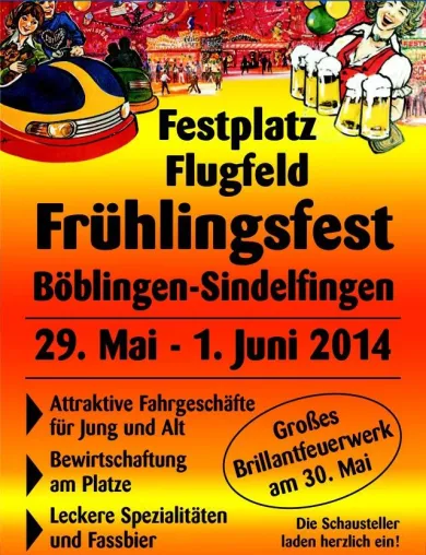 Frühlings- und Kinderfest auf dem Festplatz Flugfeld Böblingen / Sindelfingen Bild: Frühlings- und Kinderfest auf dem Festplatz Flugfeld Böblingen / Sindelfingen