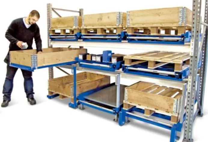 Bild: Die Metamorphose des Palettenregals