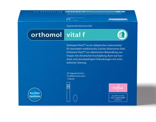 Bild: Orthomol Vital aus der Versandapotheke mediherz.de bei chronischer Erschöpfung