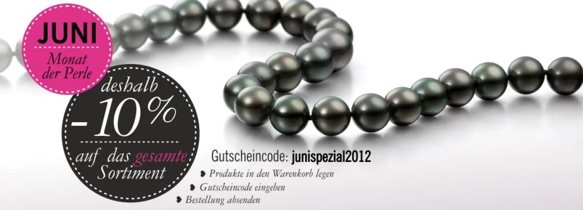 Gutscheincod: junispezial 2012 - 10% auf das gesamte Sortiment!