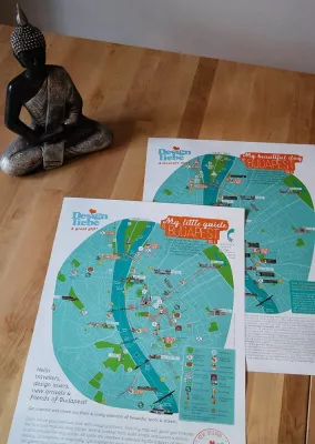 Bild: Neue bunte Stadtkarte „My little guide to Budapest” – Vol. 1