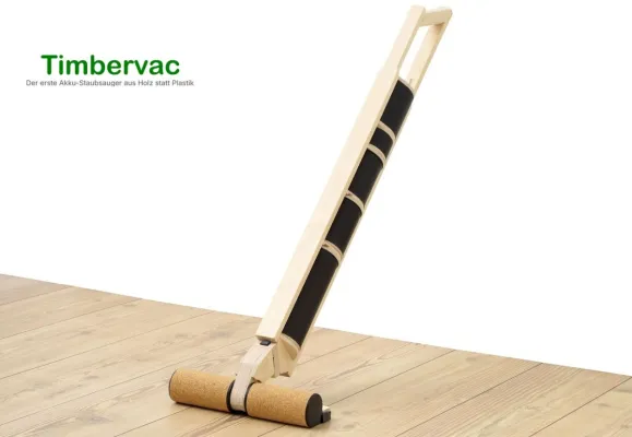 Bild: Ein Staubsauger aus Holz: Timbervac startet Crowdfunding-Kampagne für den Akku-Staubsauger TS1
